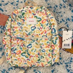 STATE Kids Multicolor Leopard Backpack